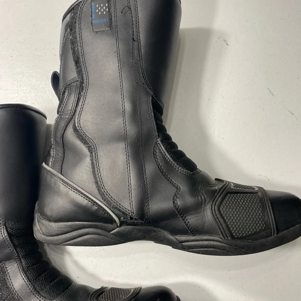 Tourmaster Black  Mortocycle Riding Boots Size 11